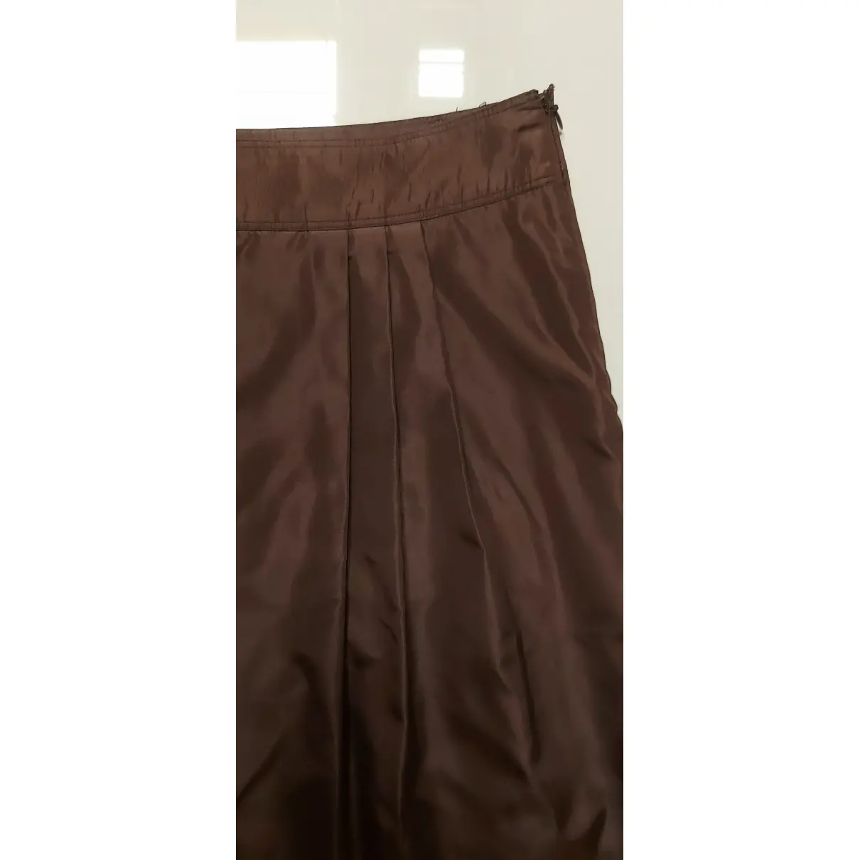 Silk mid-length skirt Burberry