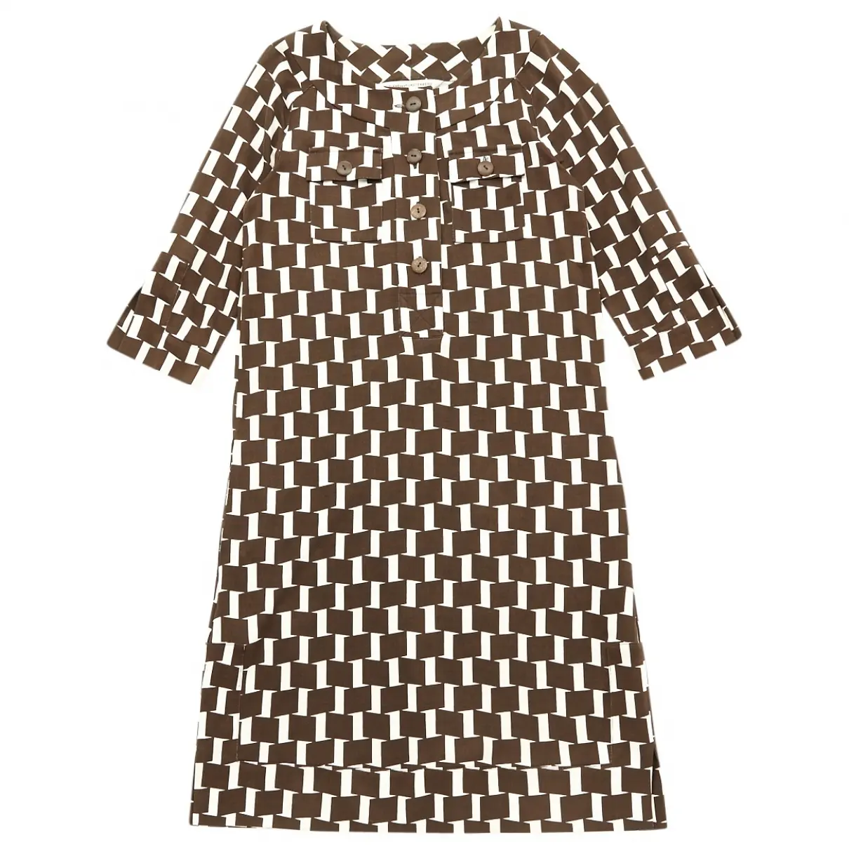 MID-LENGTH SILK DRESS Diane Von Furstenberg