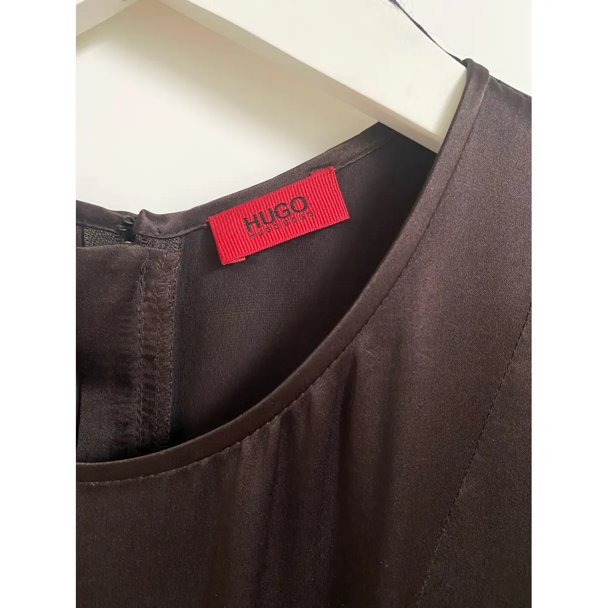 Silk mid-length dress Hugo Boss