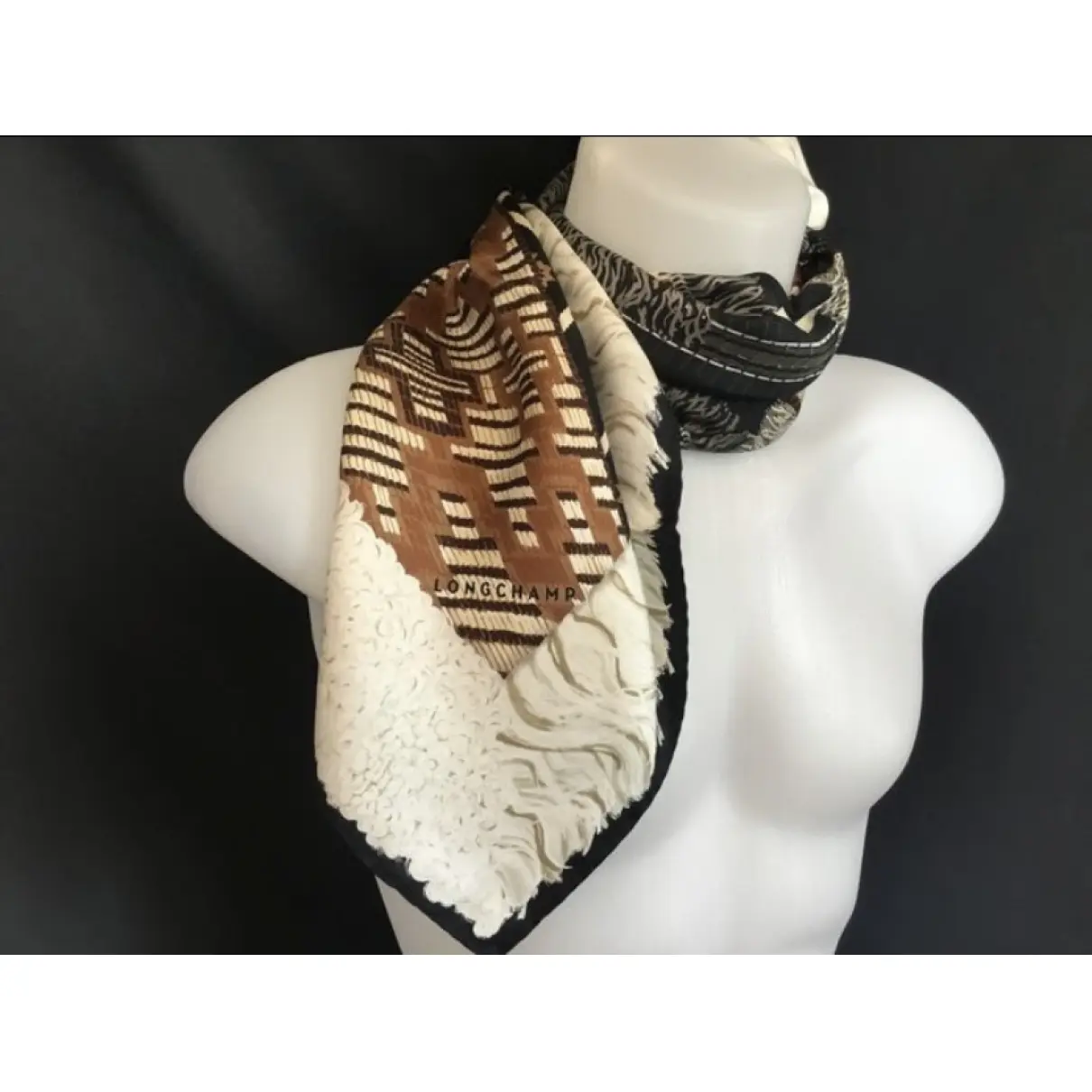 Buy Longchamp Silk neckerchief online
