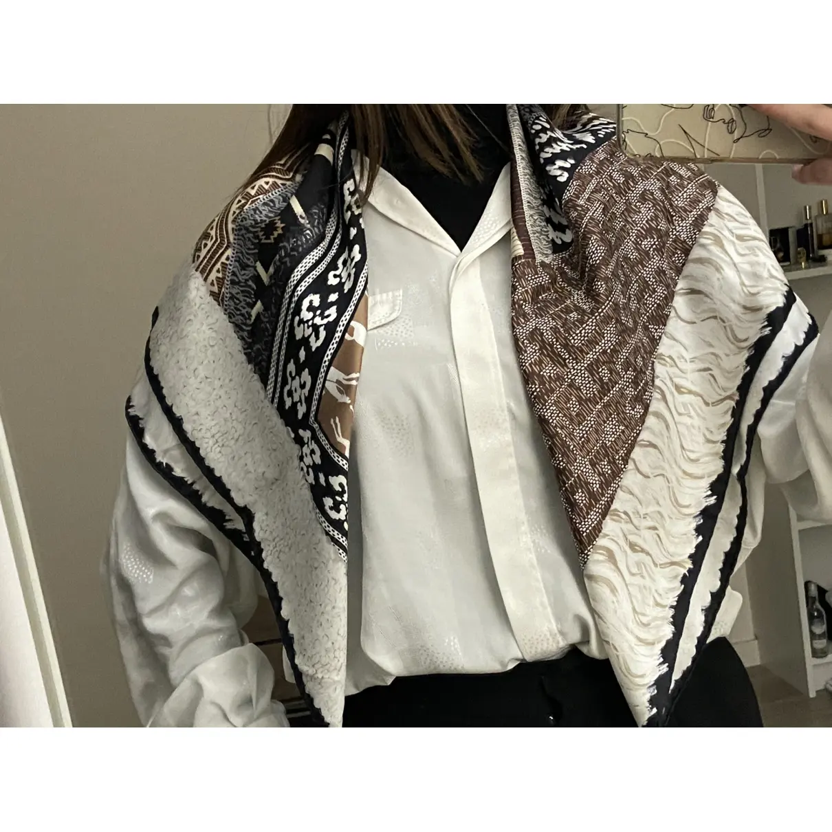Silk neckerchief Longchamp