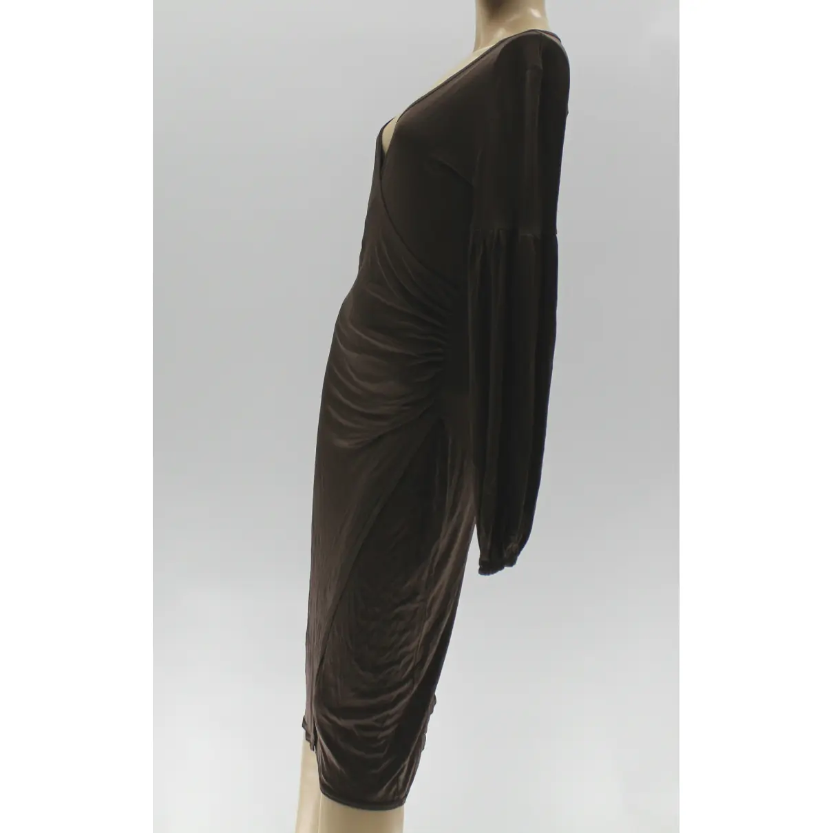 Silk mid-length dress Louis Feraud