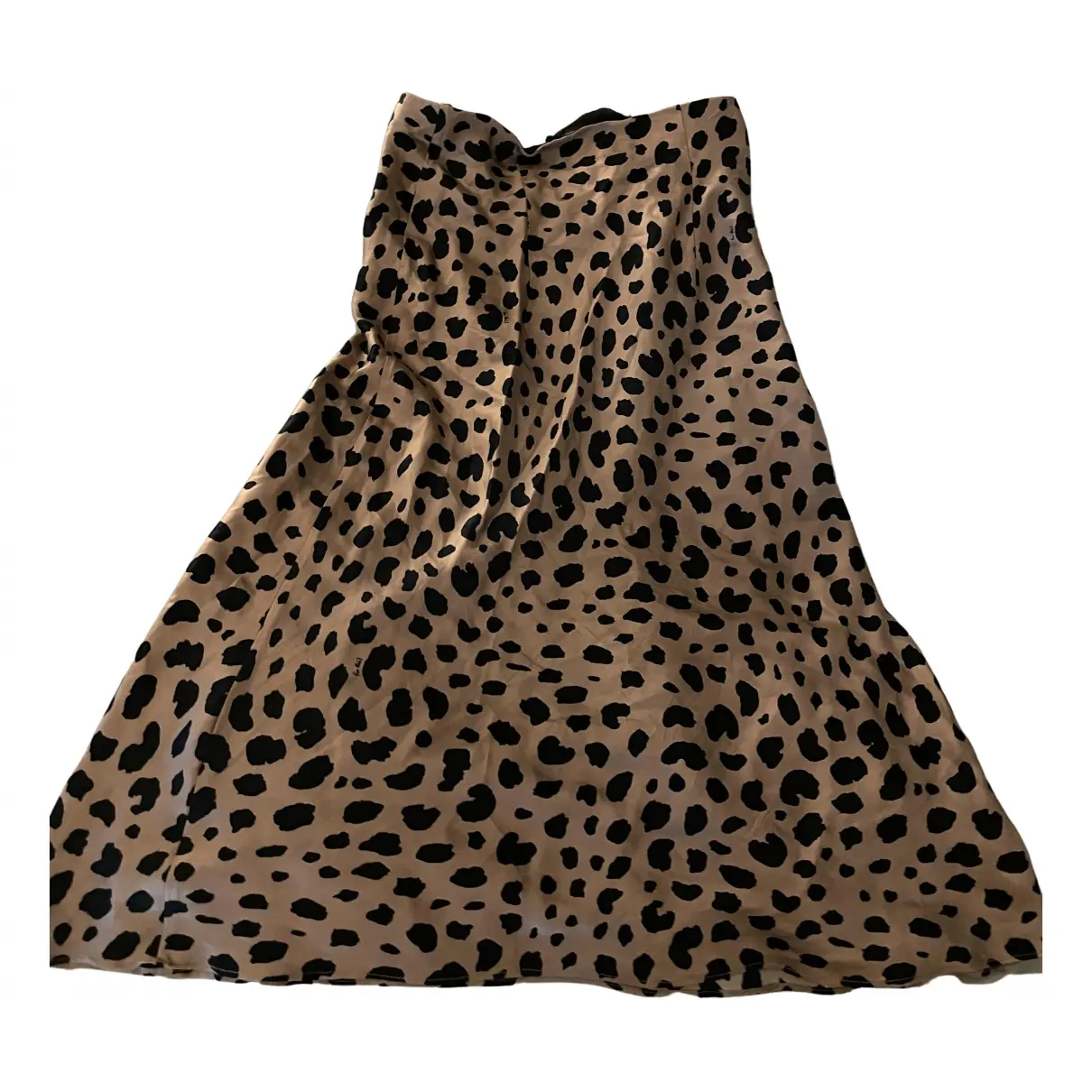 Naomi silk mid-length skirt Réalisation
