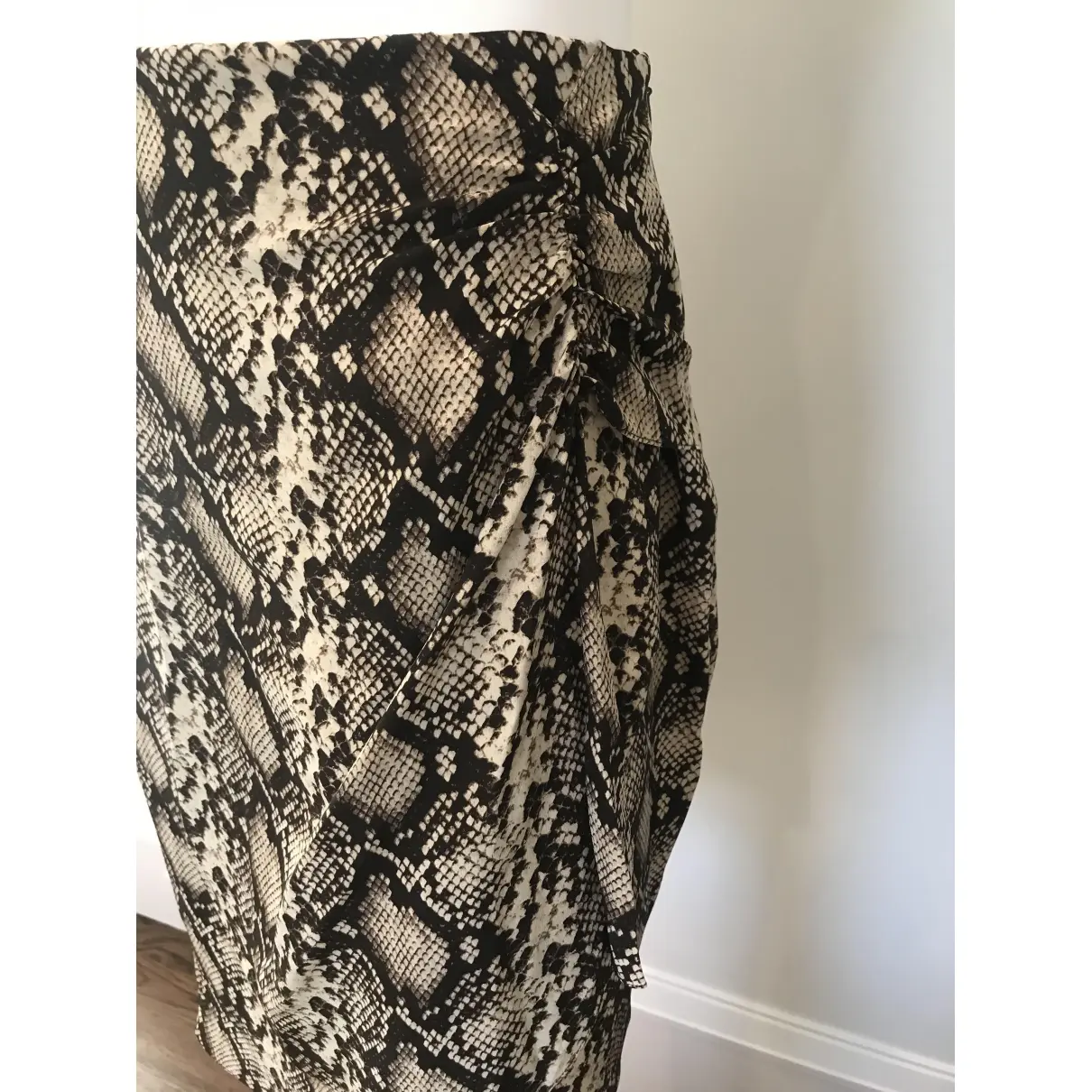 Buy Nili Lotan Silk mini skirt online