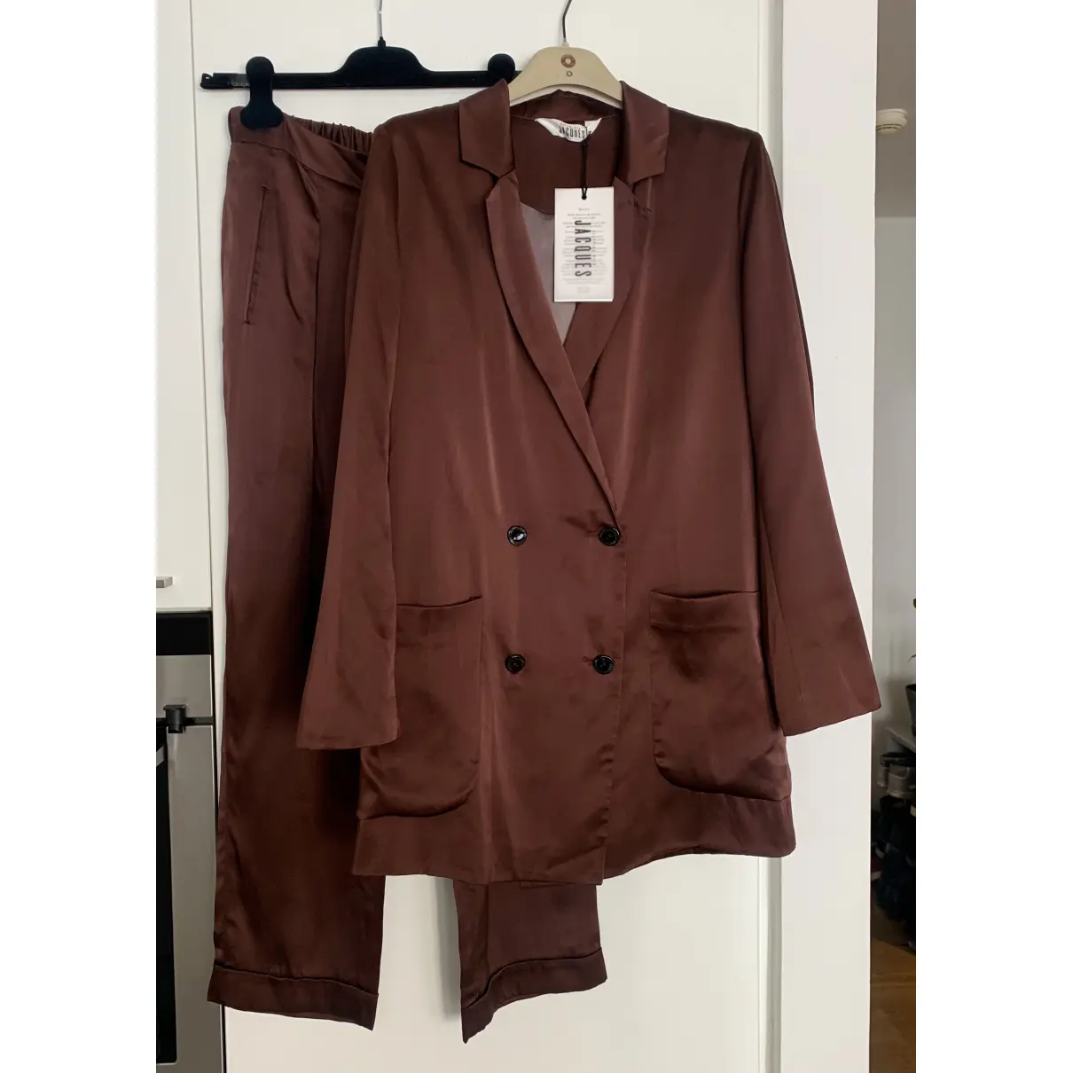 Buy Sleeping with Jacques Silk blazer online