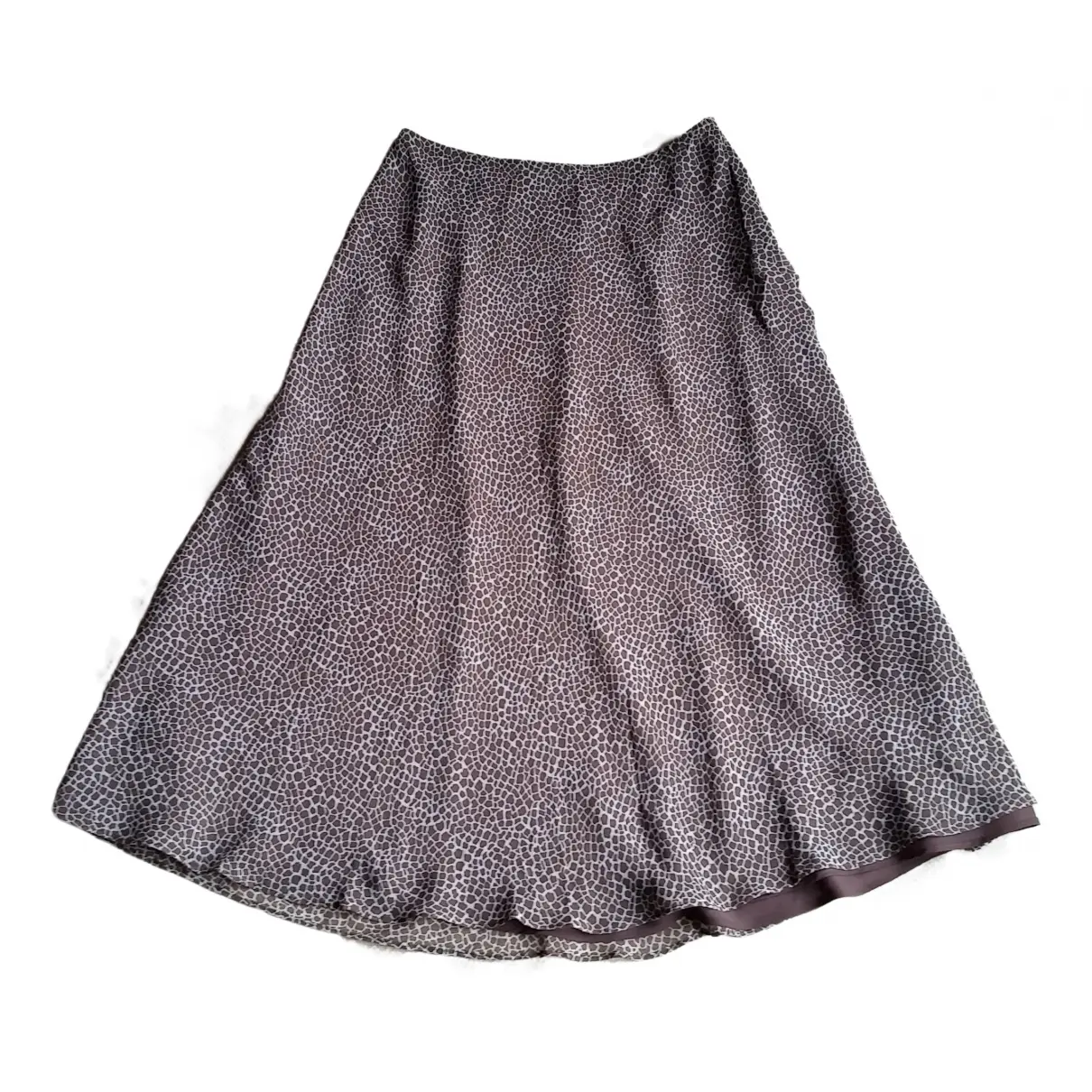 Silk mid-length skirt Talbots