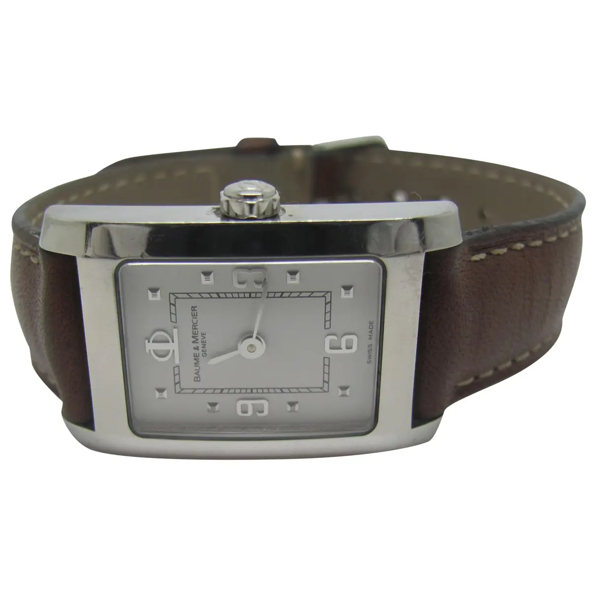 Brown Steel Watch Baume Et Mercier