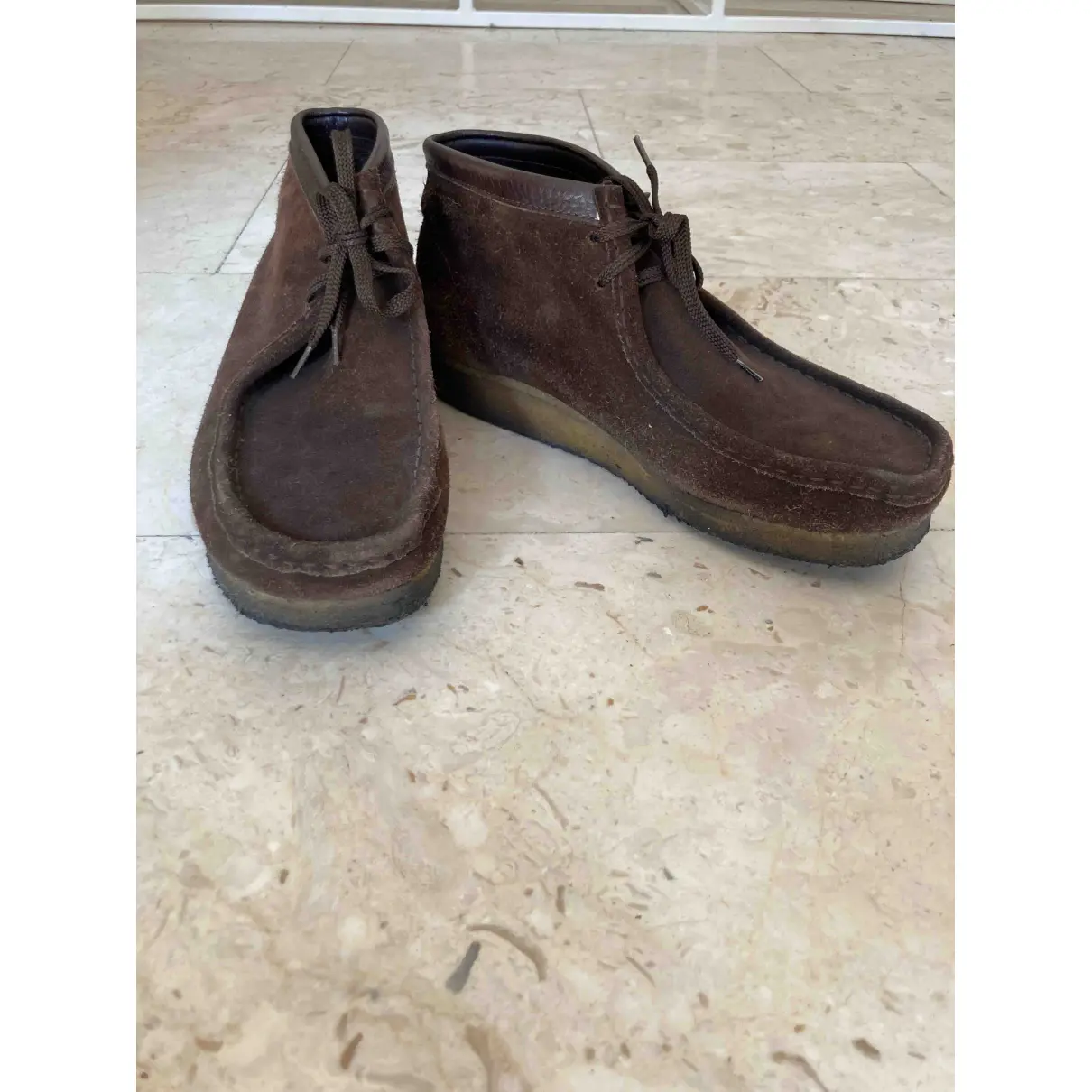 Buy Clarks Brown Suede Boots online
