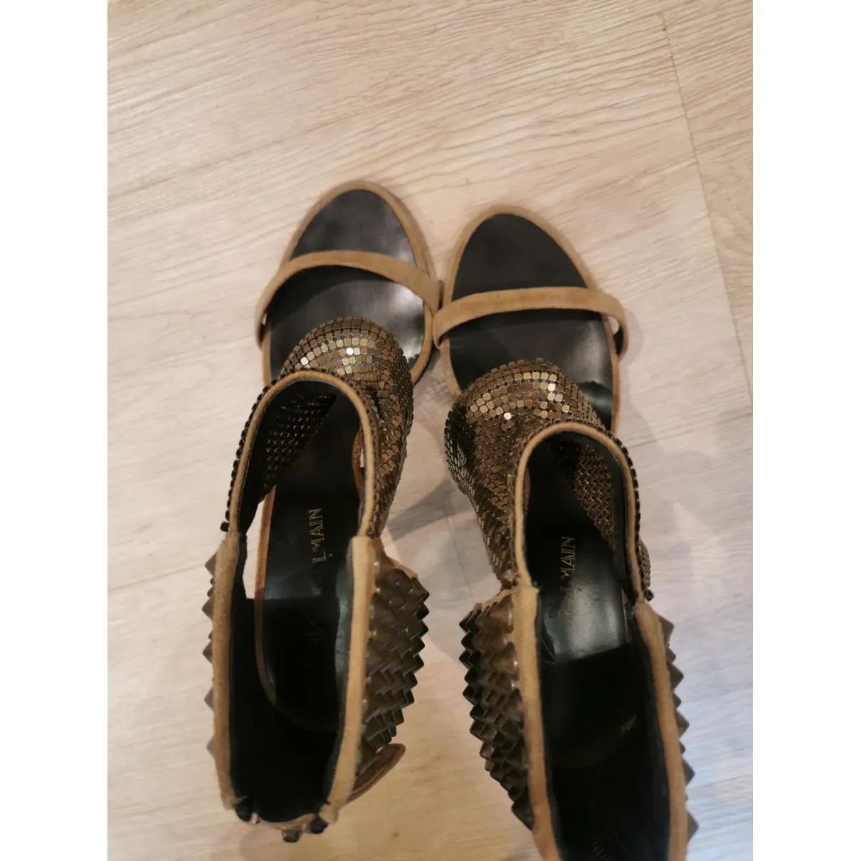 Luxury Giuseppe Zanotti x Balmain Sandals Women
