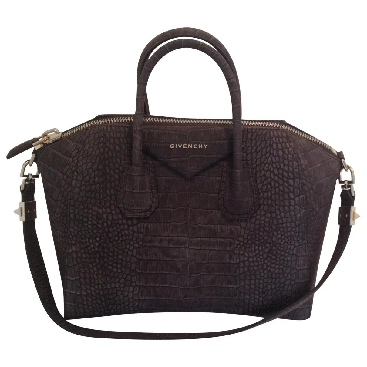 Brown Suede Handbag Givenchy