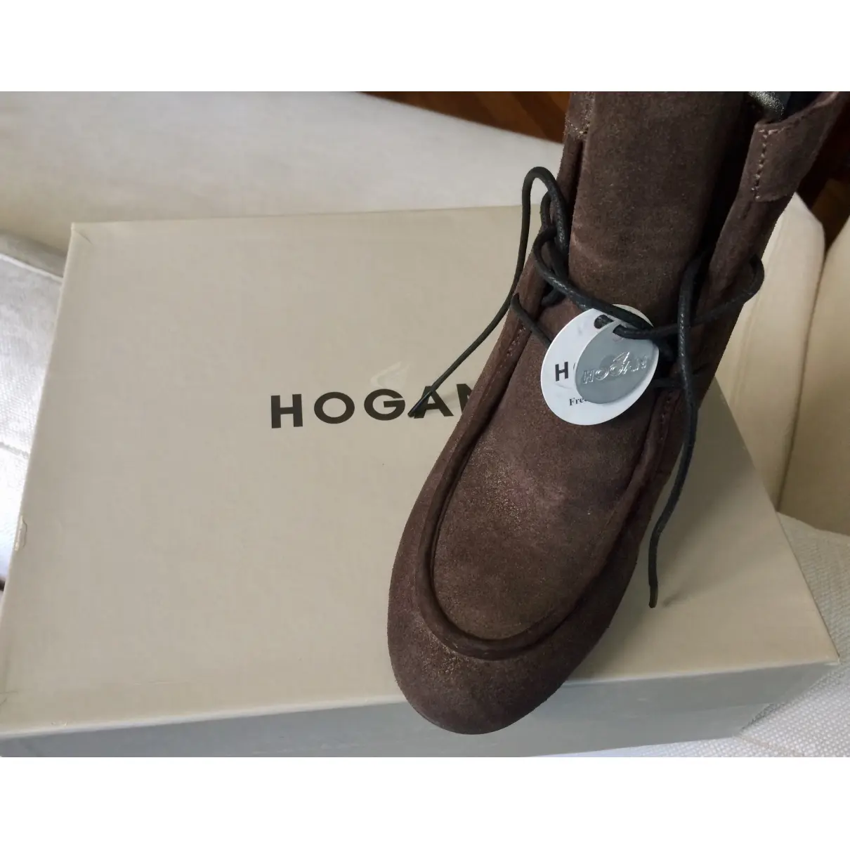 Lace up boots Hogan