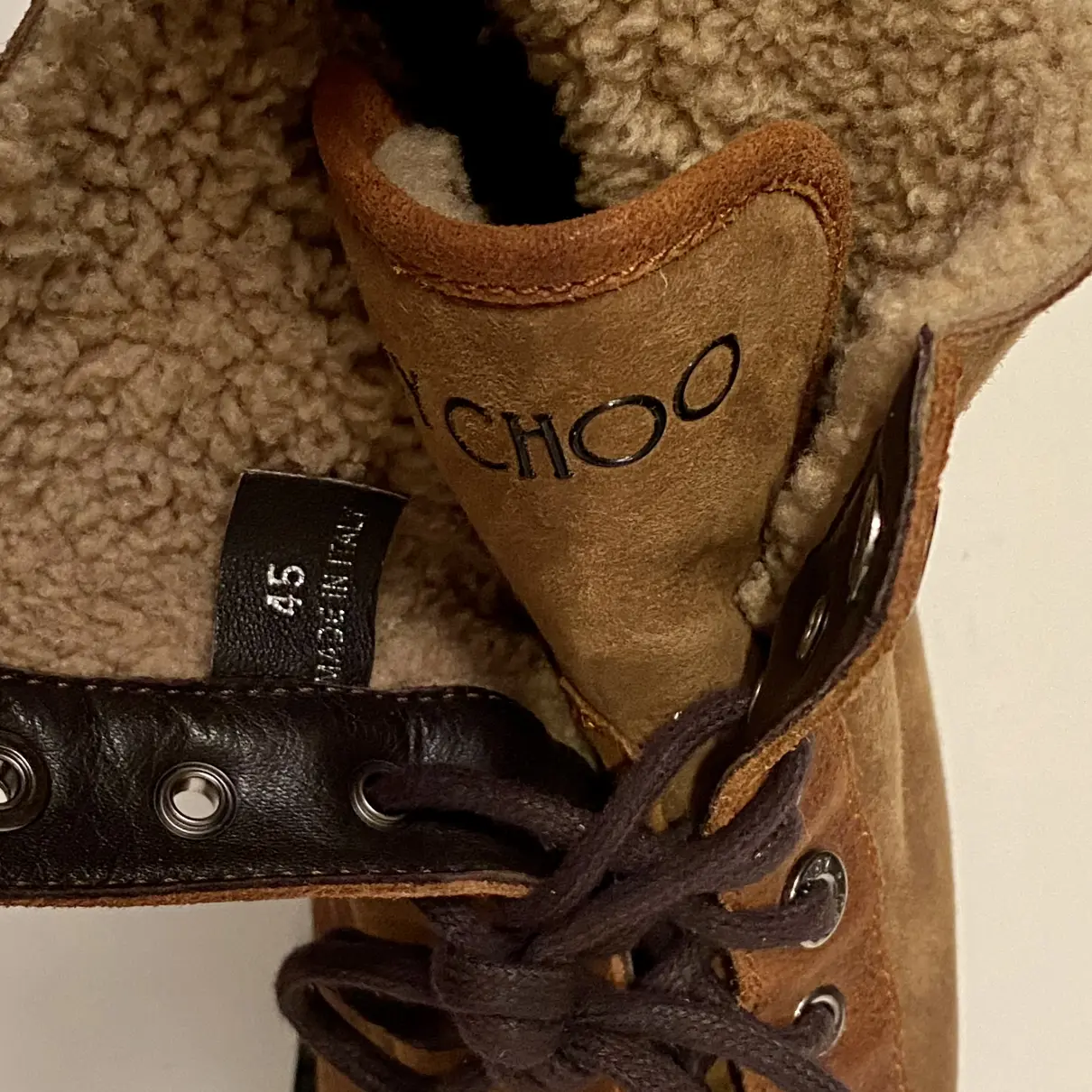 Buy Jimmy Choo Brown Suede Boots online
