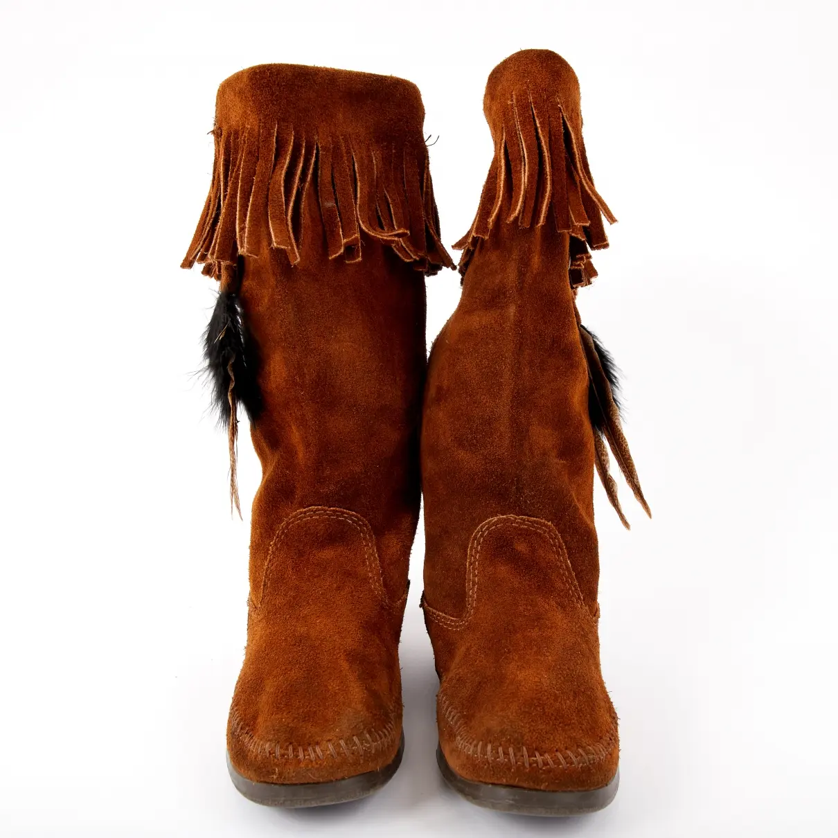 Minnetonka Brown Suede Boots for sale