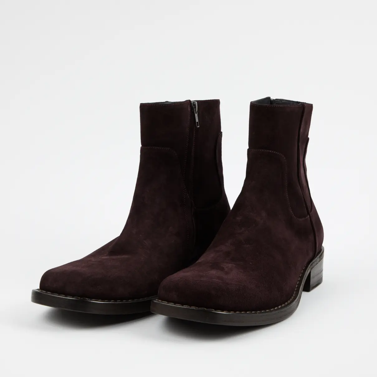 Buy Raf Simons Brown Suede Boots online