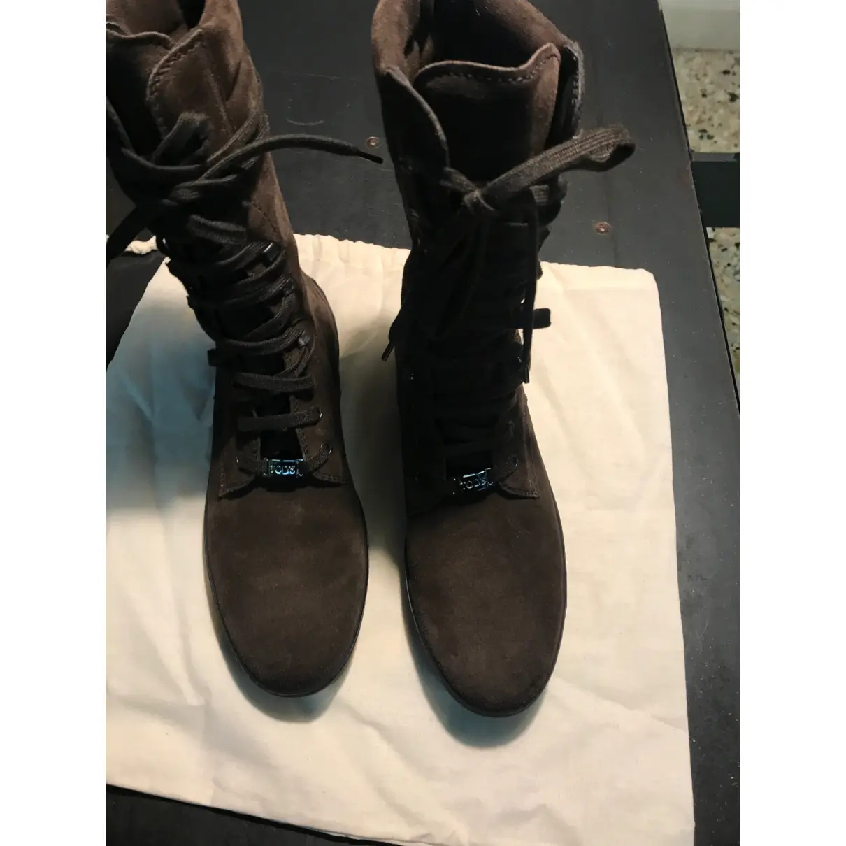 Lace up boots Tod's