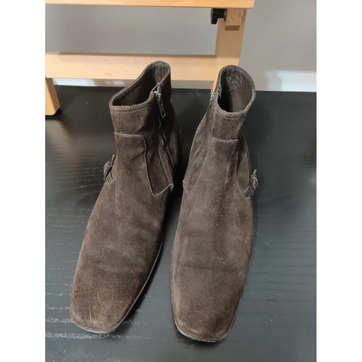 Buy Tod's Brown Suede Boots online