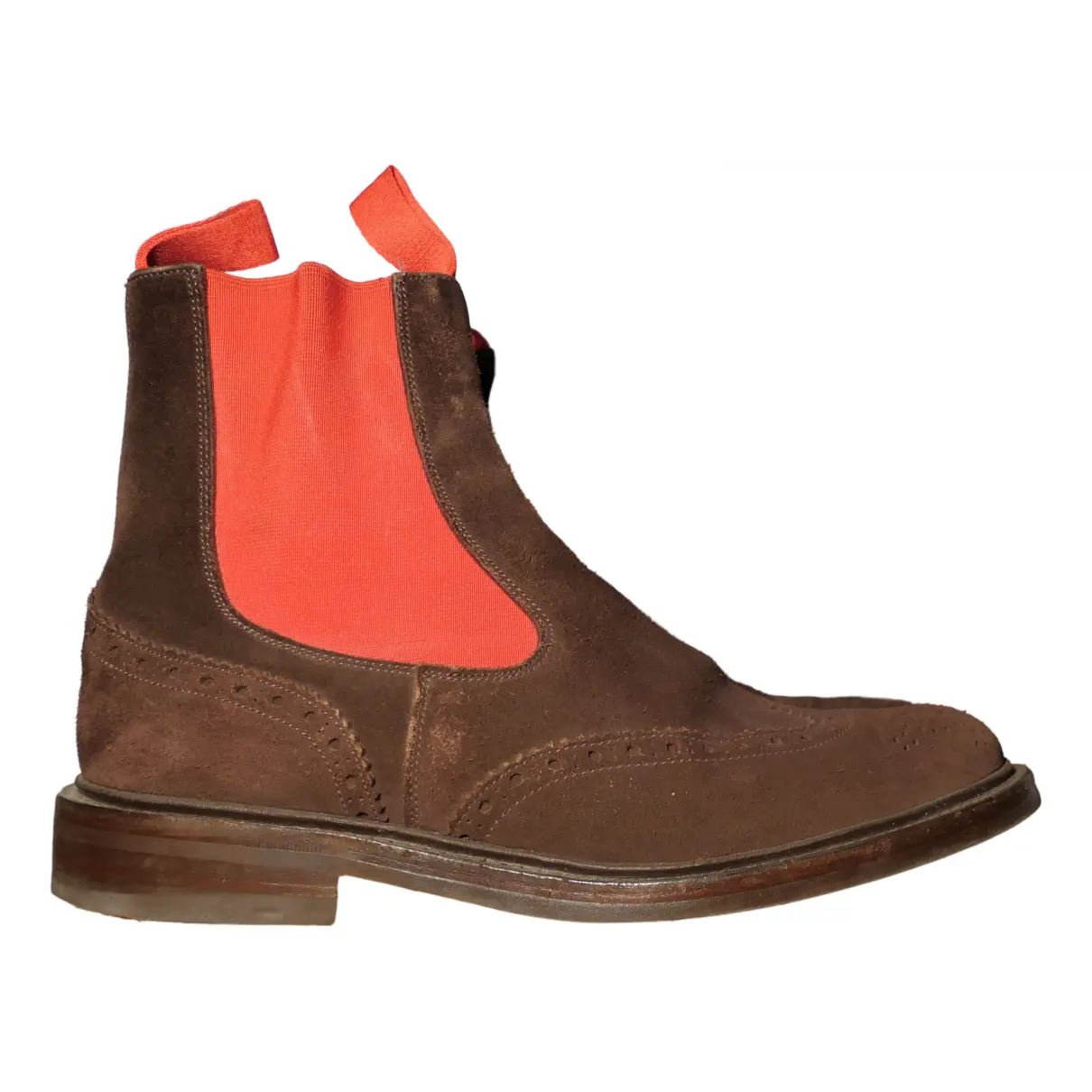 Brown Suede Boots Trickers London