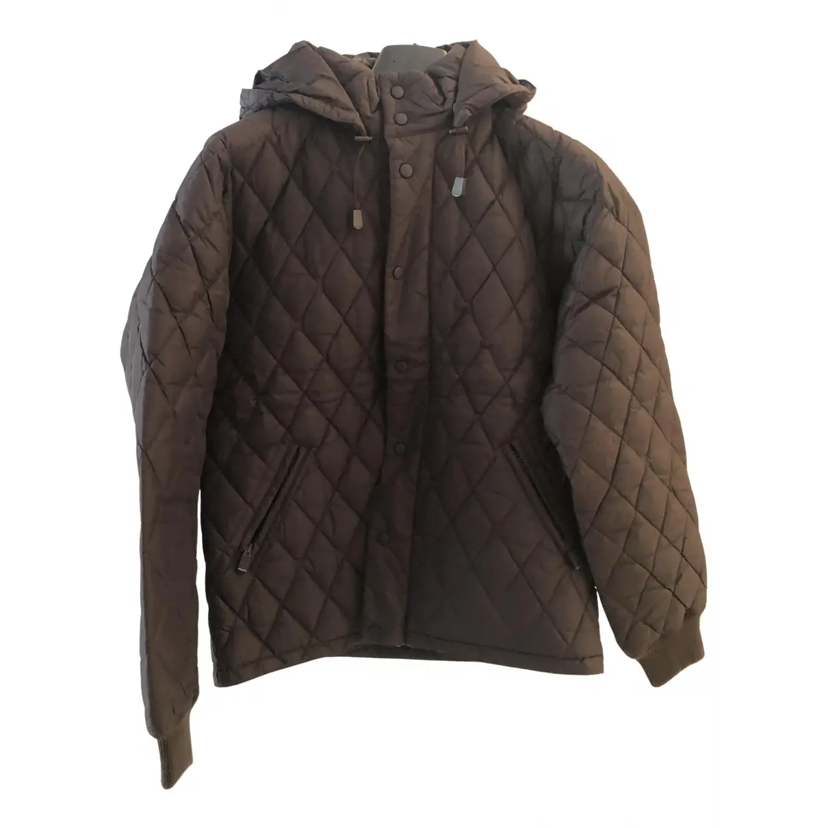 Brown Synthetic Jacket Aspesi