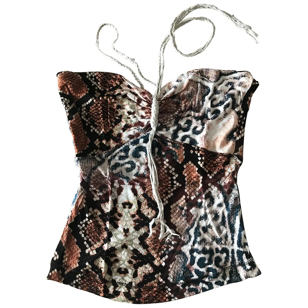 Brown Synthetic Top Just Cavalli