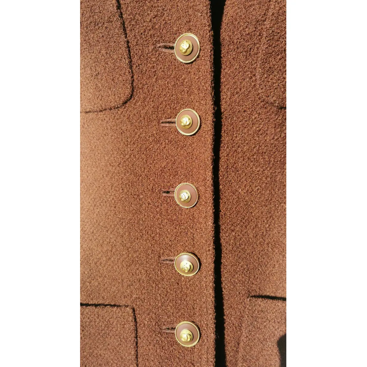 Brown Tweed Jacket Chanel