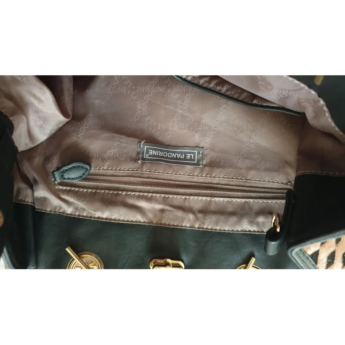 Vegan leather handbag Le Pandorine