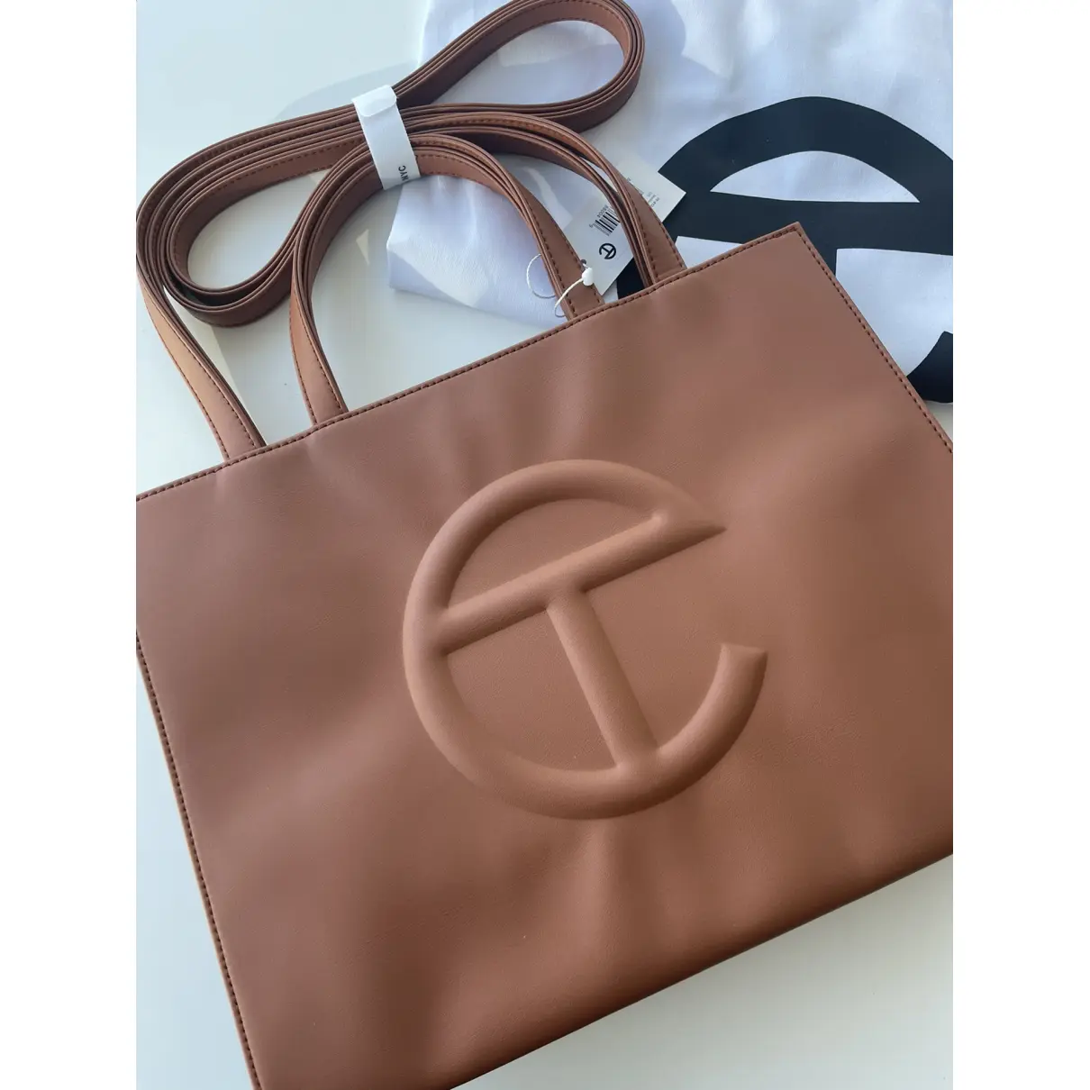 Buy Telfar Medium Shopping Bag vegan leather handbag online