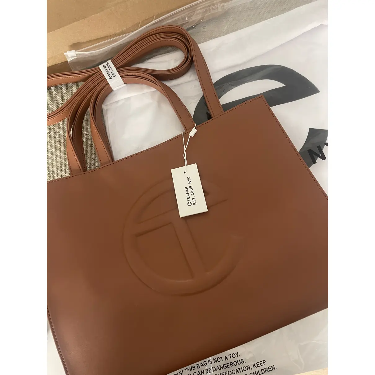Medium Shopping Bag vegan leather handbag Telfar