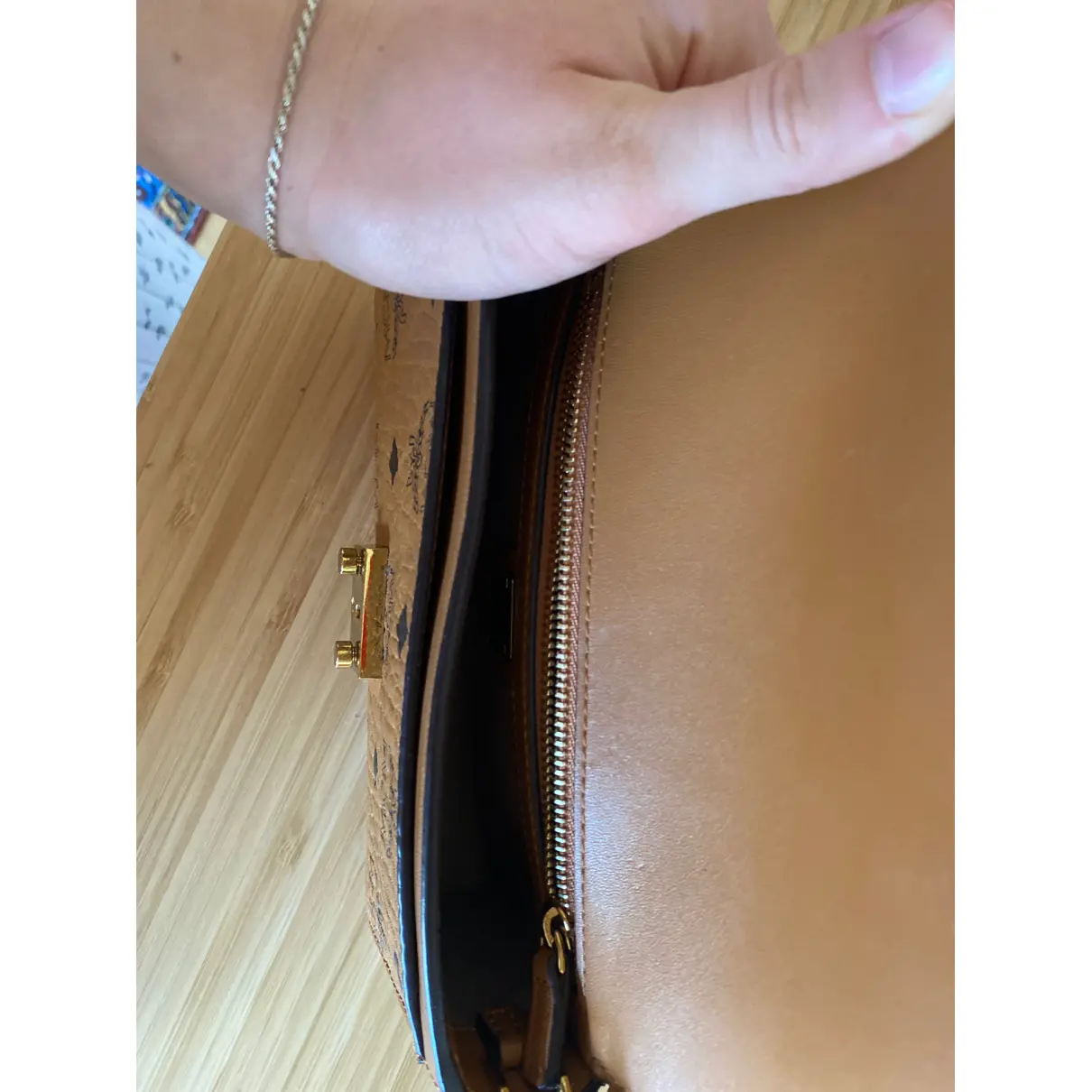Millie vegan leather clutch bag MCM