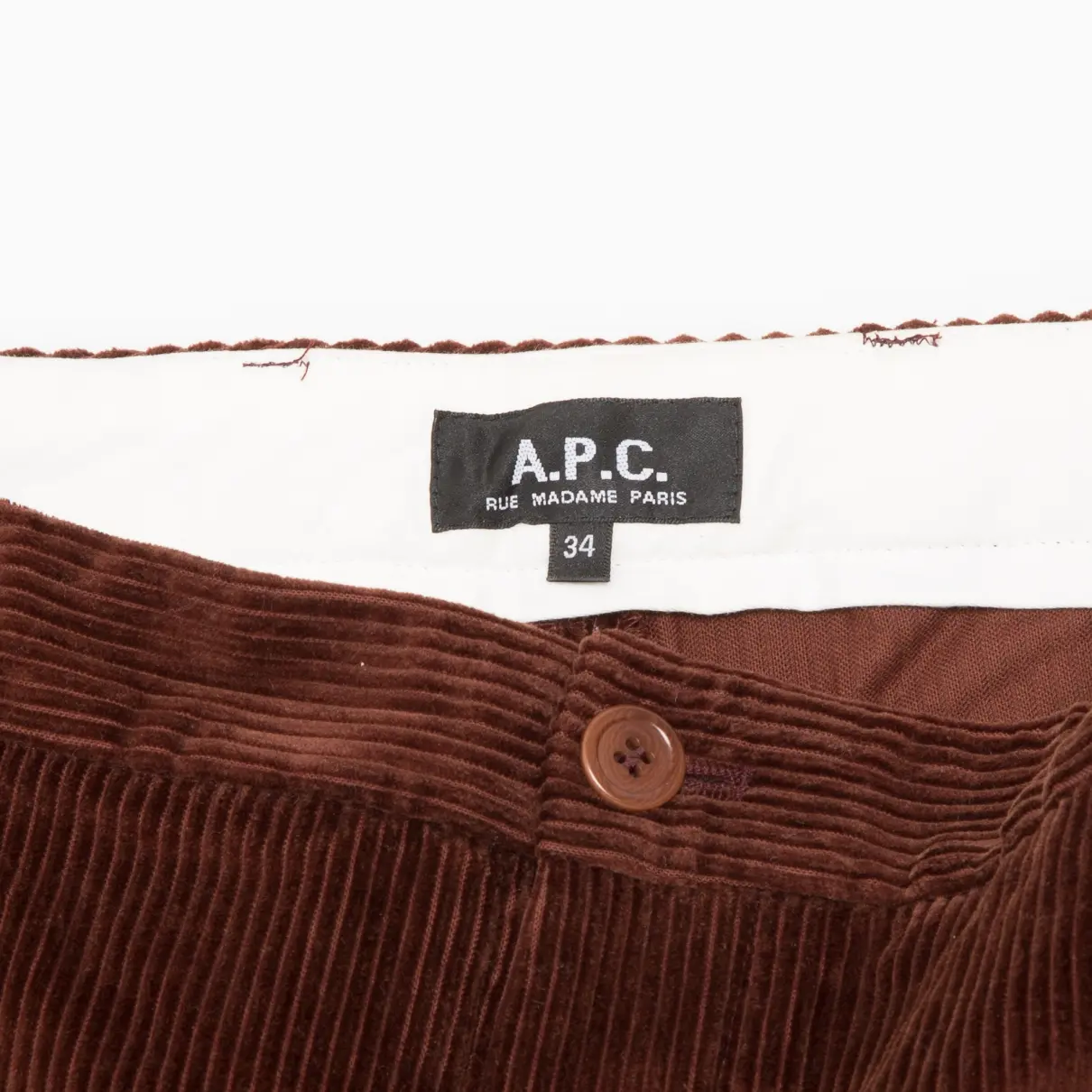 Buy APC Velvet straight pants online