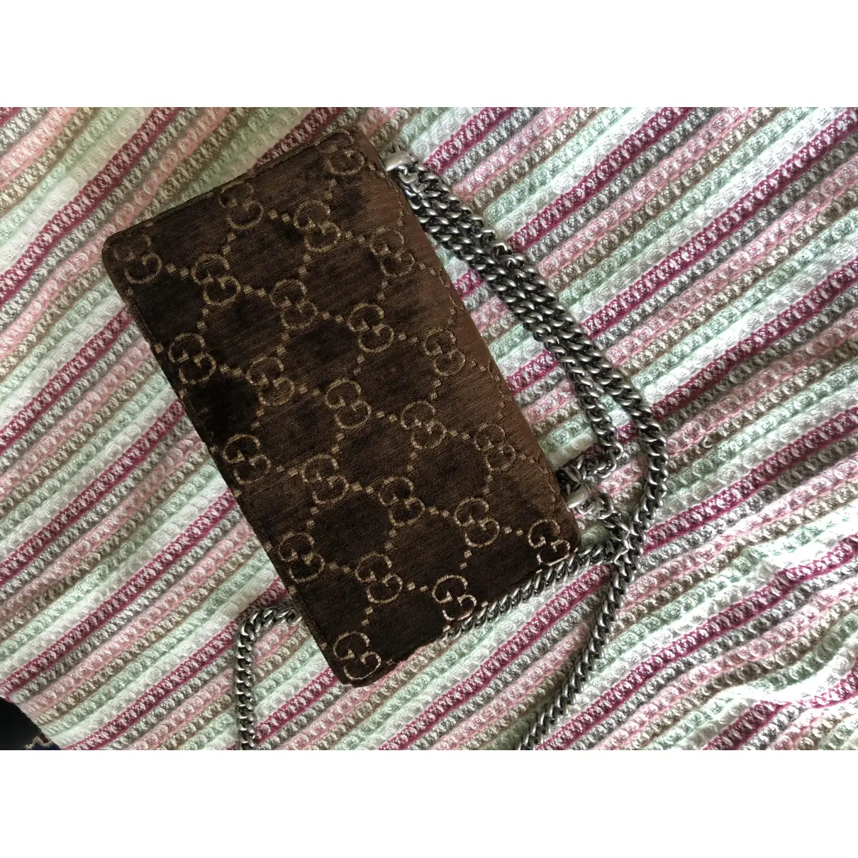 Buy Gucci Dionysus Super Mini velvet crossbody bag online