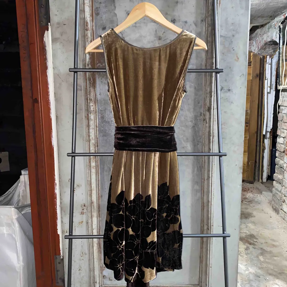 Velvet mid-length dress Etro