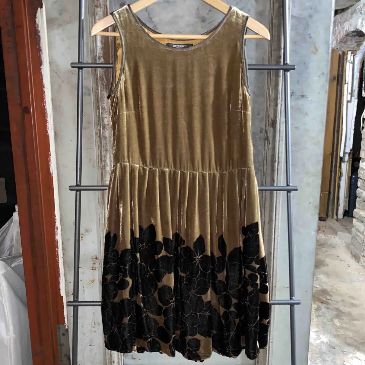 Velvet mid-length dress Etro