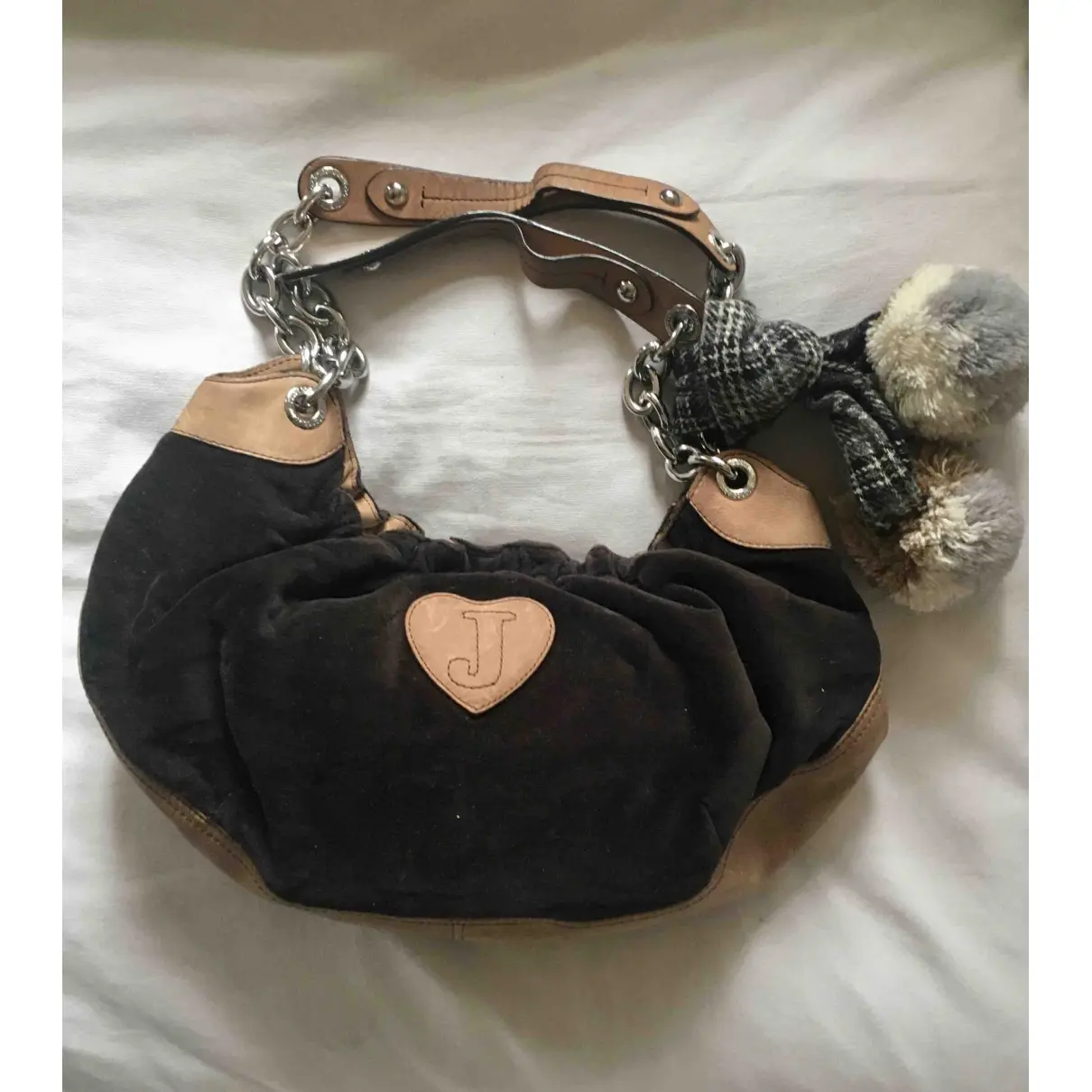 Juicy Couture Velvet handbag for sale