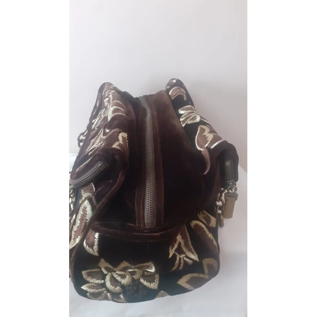 Velvet handbag Just Cavalli - Vintage