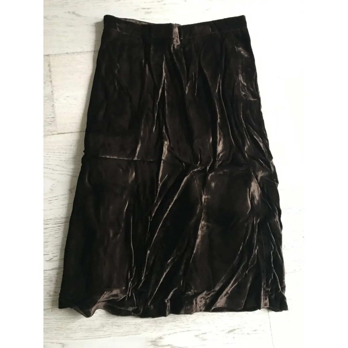 Buy Paul Smith Velvet mid-length skirt online