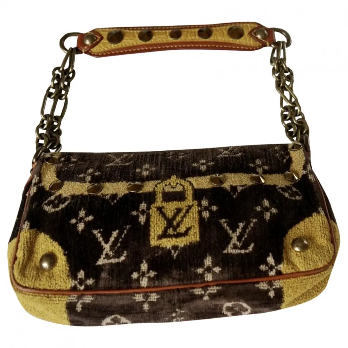 Trompe l'œil velvet handbag Louis Vuitton - Vintage