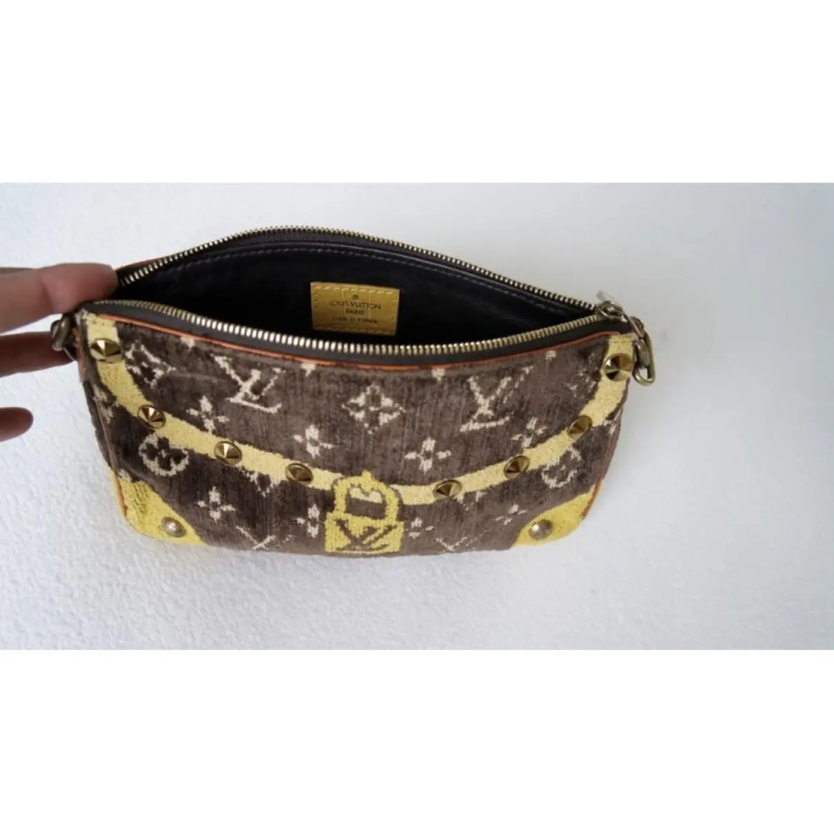 Buy Louis Vuitton Trompe l'œil velvet handbag online