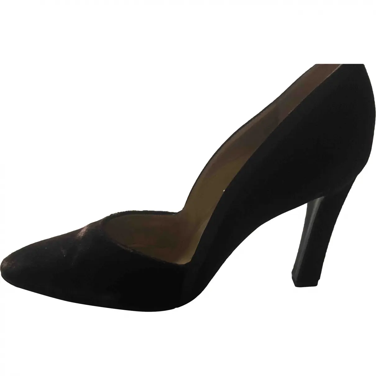 Velvet heels Yves Saint Laurent - Vintage