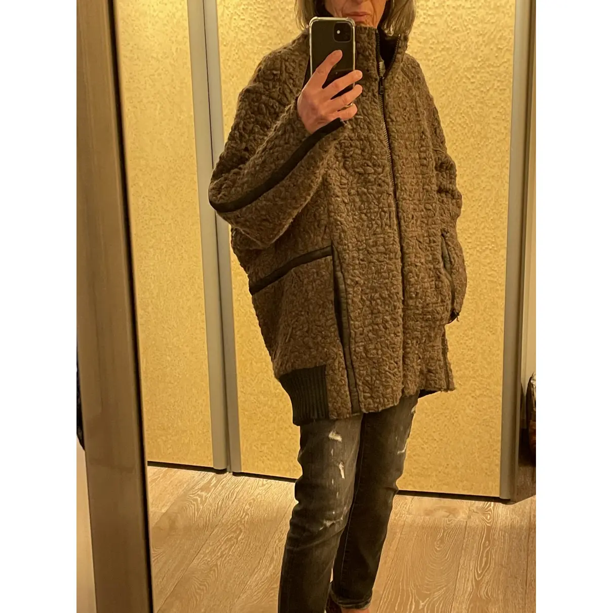 Wool caban Alessandra Marchi