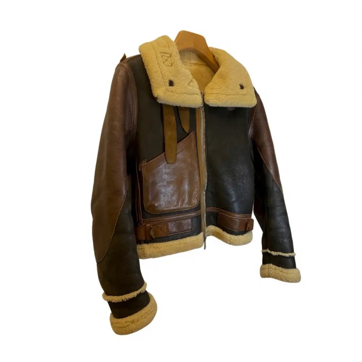 Wool biker jacket Balenciaga - Vintage