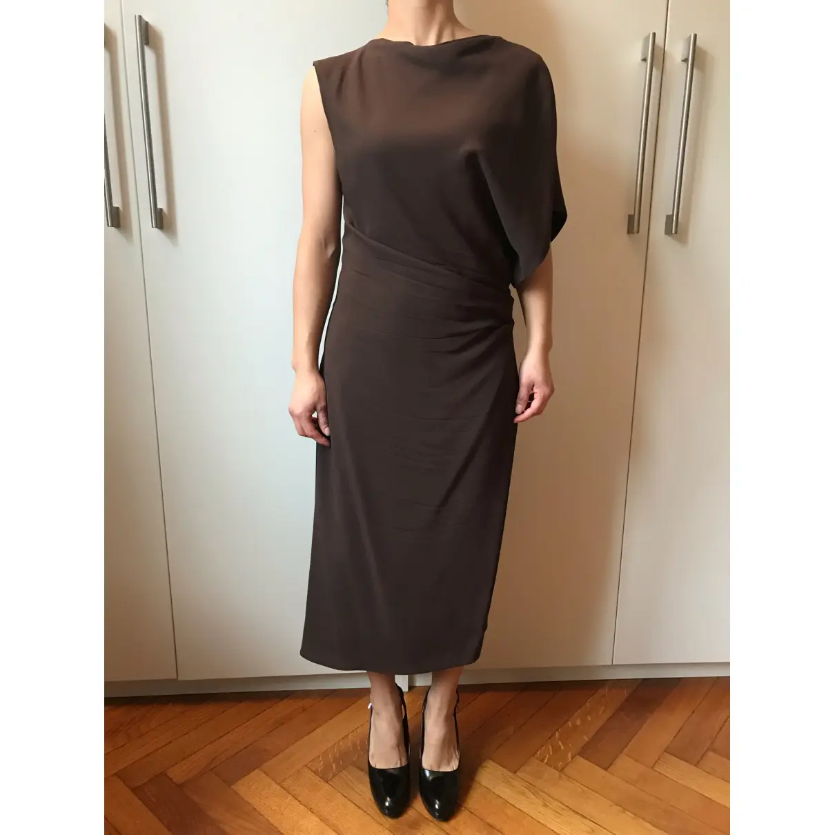 Buy Balenciaga Wool maxi dress online