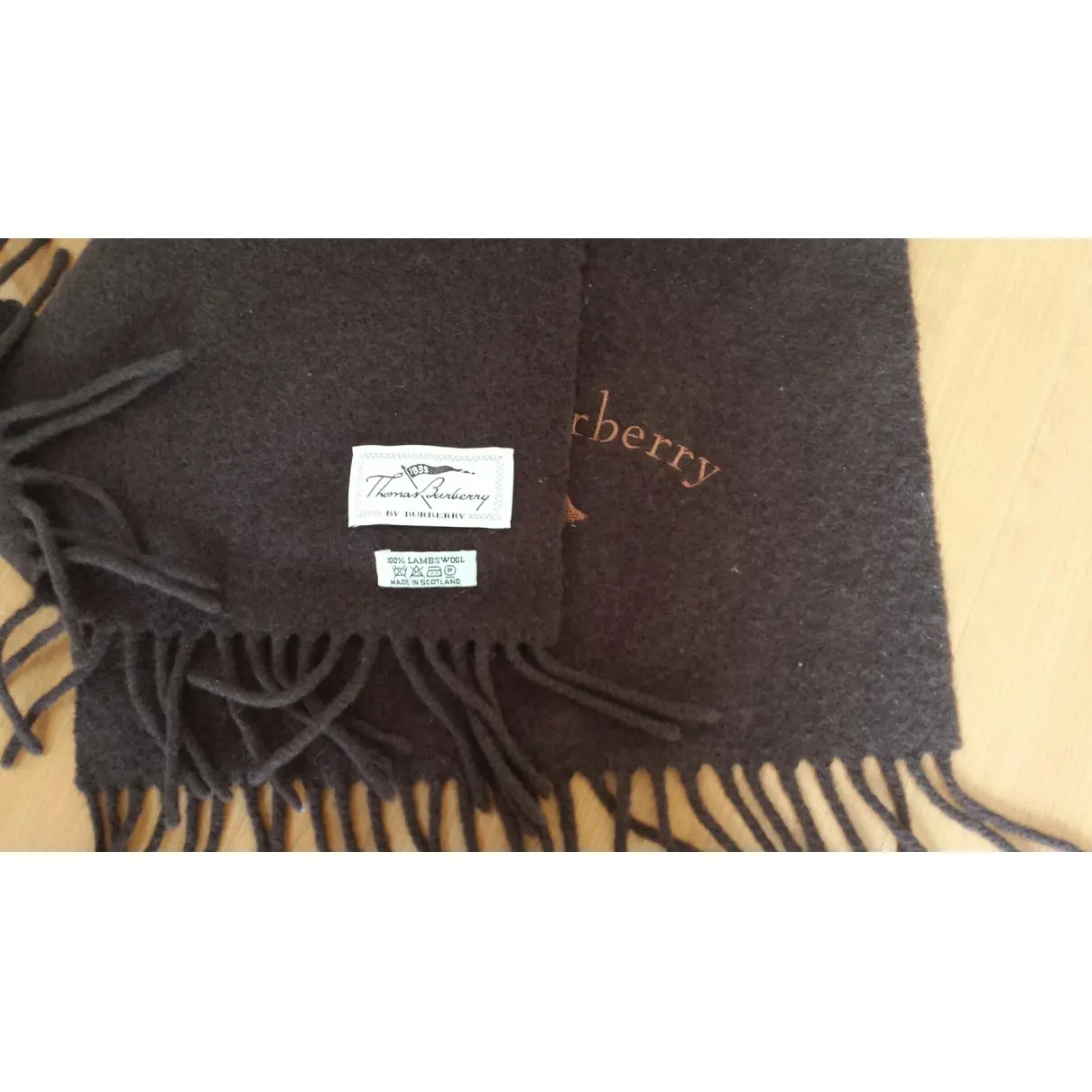 Burberry Wool scarf & pocket square for sale