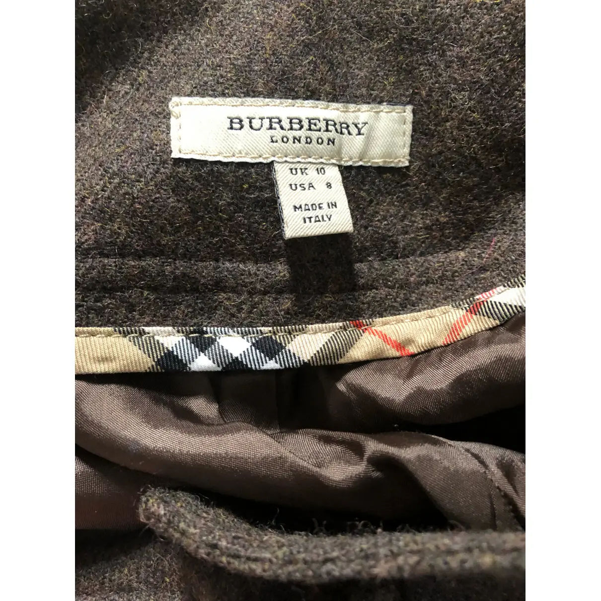 Wool large pants Burberry