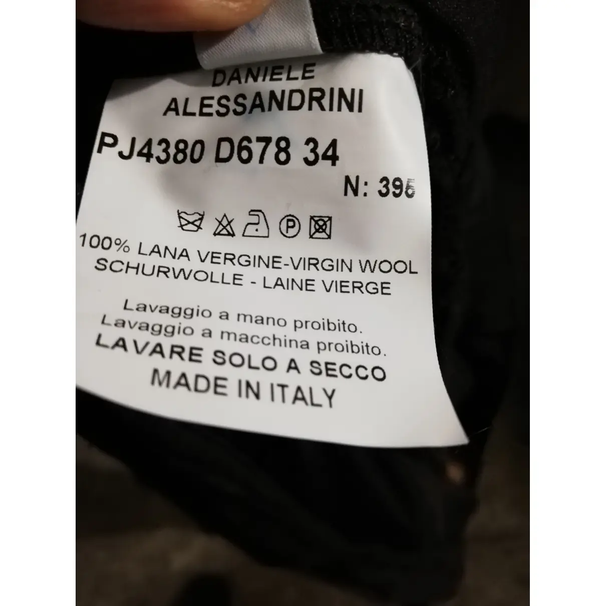 Wool trousers Daniele Alessandrini