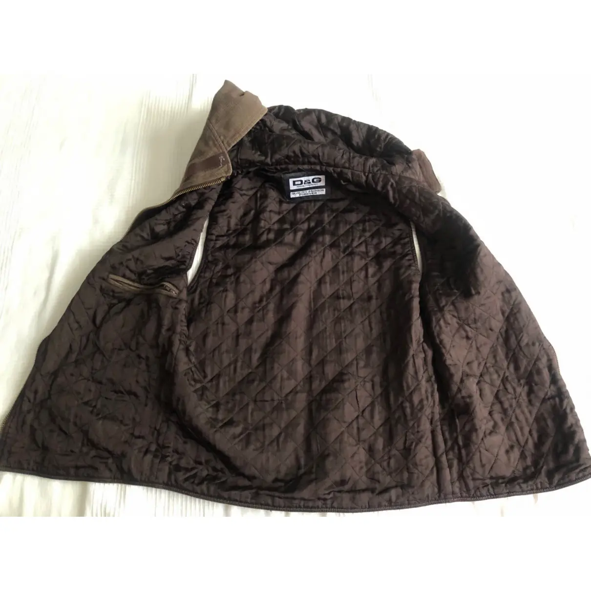 Wool short vest D&G - Vintage