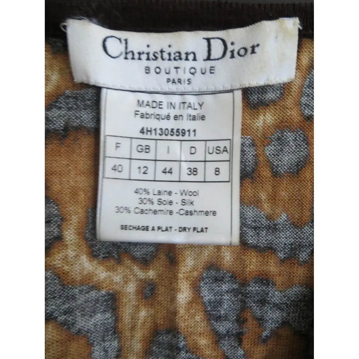 Wool skirt suit Dior - Vintage