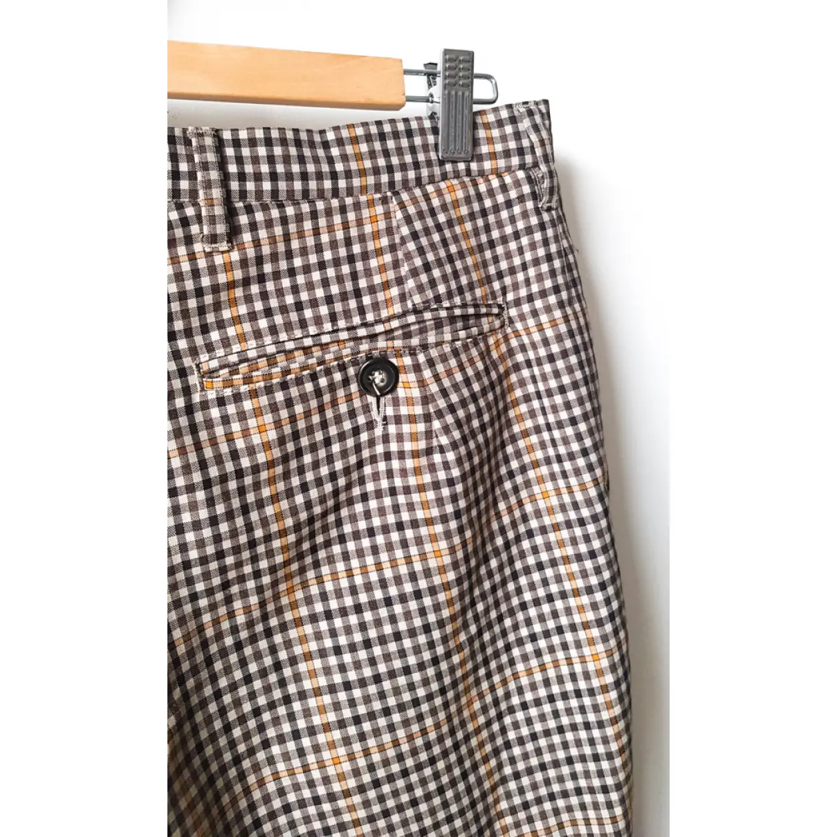 Wool trousers Dries Van Noten - Vintage
