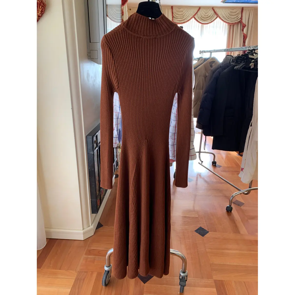 Buy Erika Cavallini Wool maxi dress online