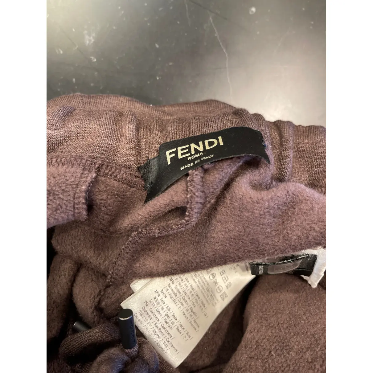 Wool trousers Fendi
