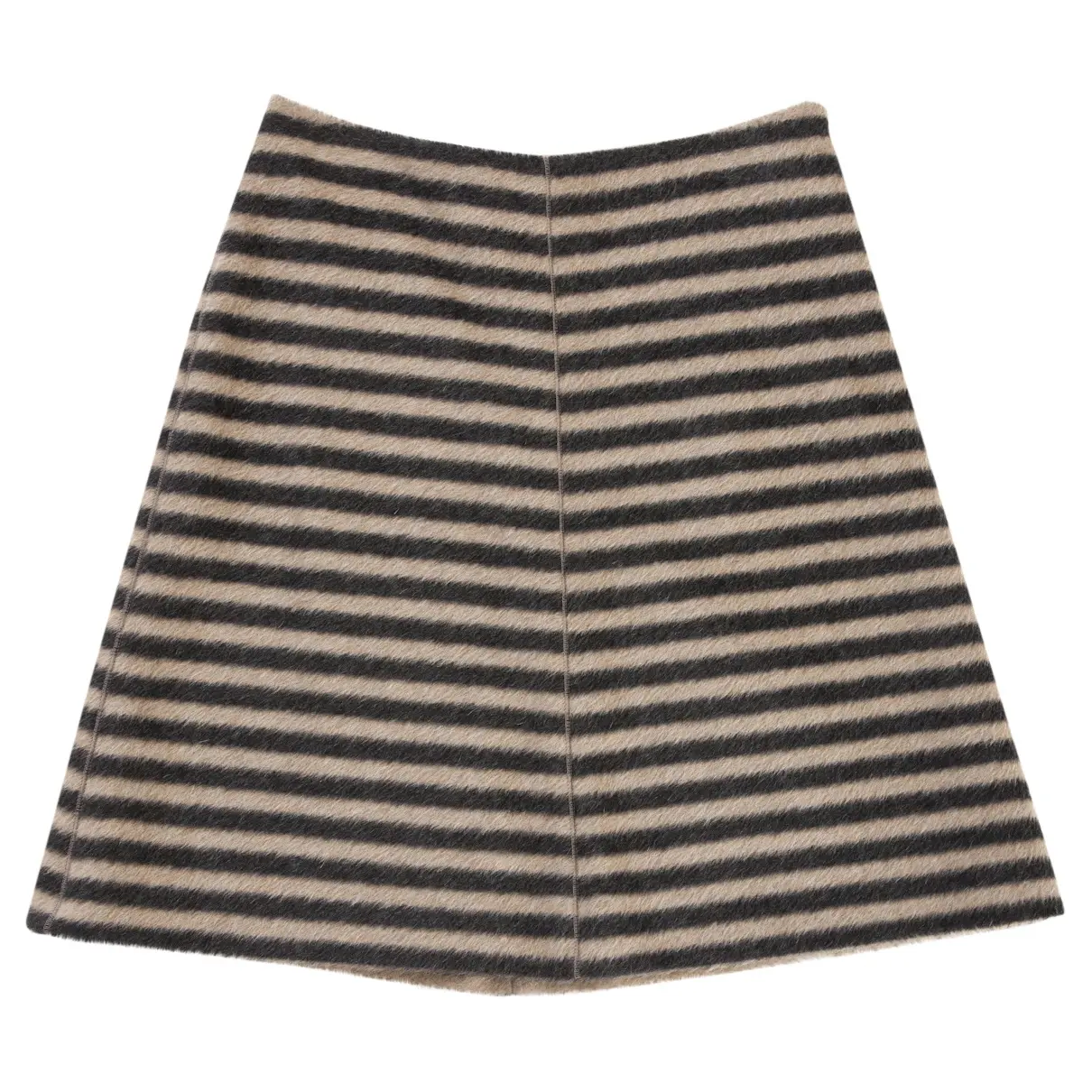 Brown Wool Skirt Giorgio Armani